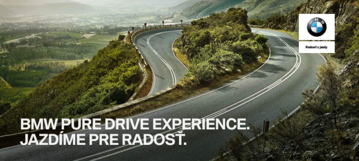 Registrácia BMW Pure Drive Experience 2017