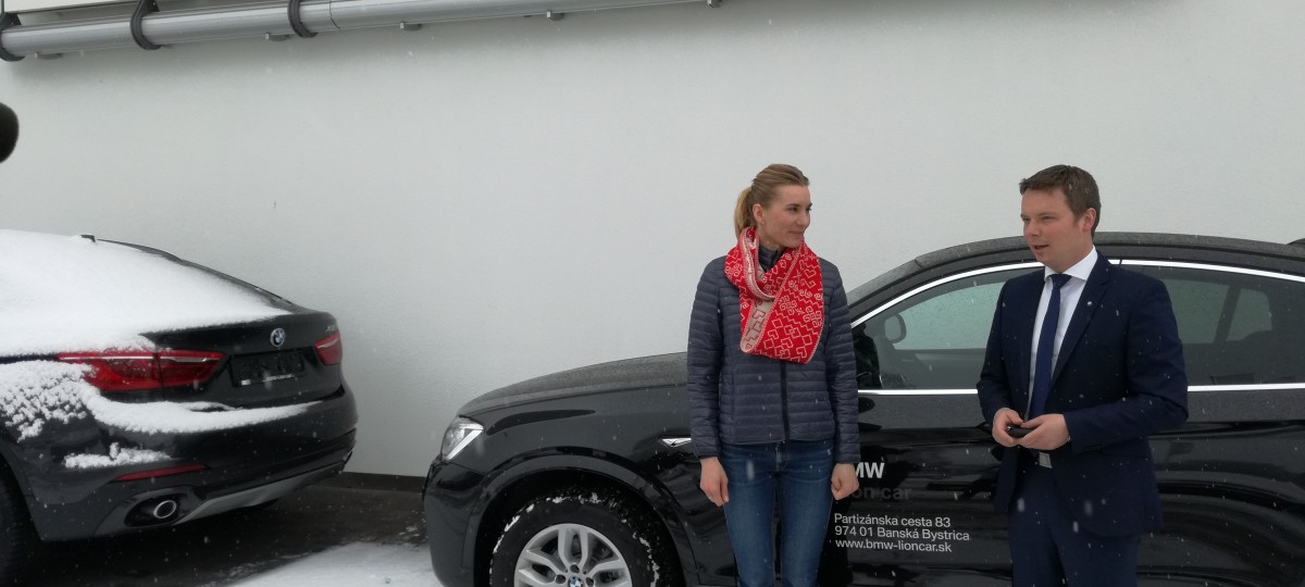 Spoločnosť LION CAR ako partner dvojnásobnej olympijskej víťazky Anastasie Kuzminovej.